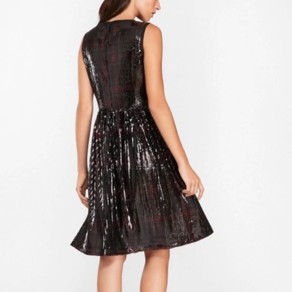 Brooks Brothers Red Fleece Collection Sequin Plaid Dress Sz.6 NWT - Picture 2 of 4